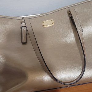 MICHAEL KORS large bag and wallet- Gold